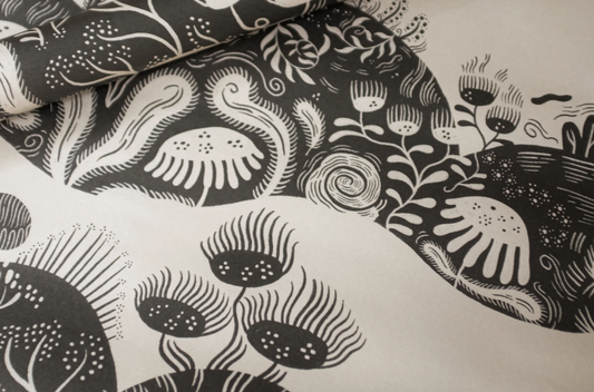 Giftwrap by Lauren Marina featuring a beautiful monochrome design 